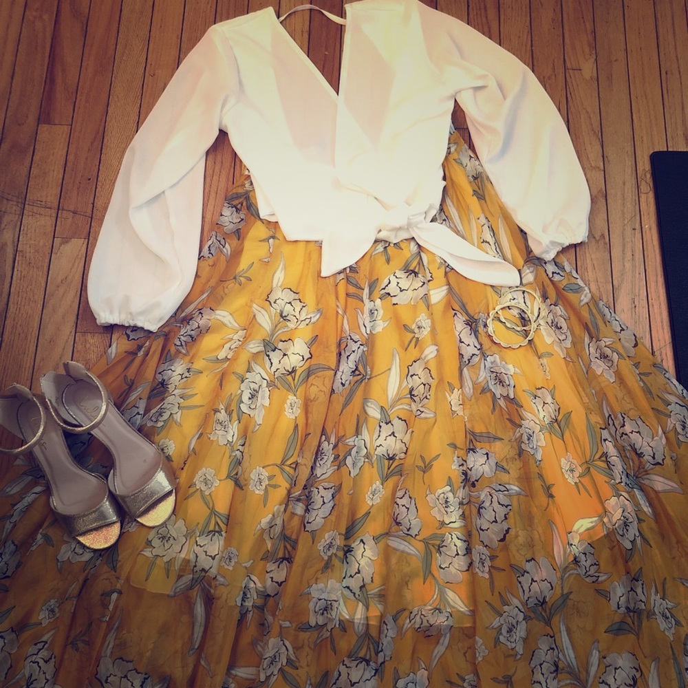 ChicWish Maxi and Crop top. Never worn!